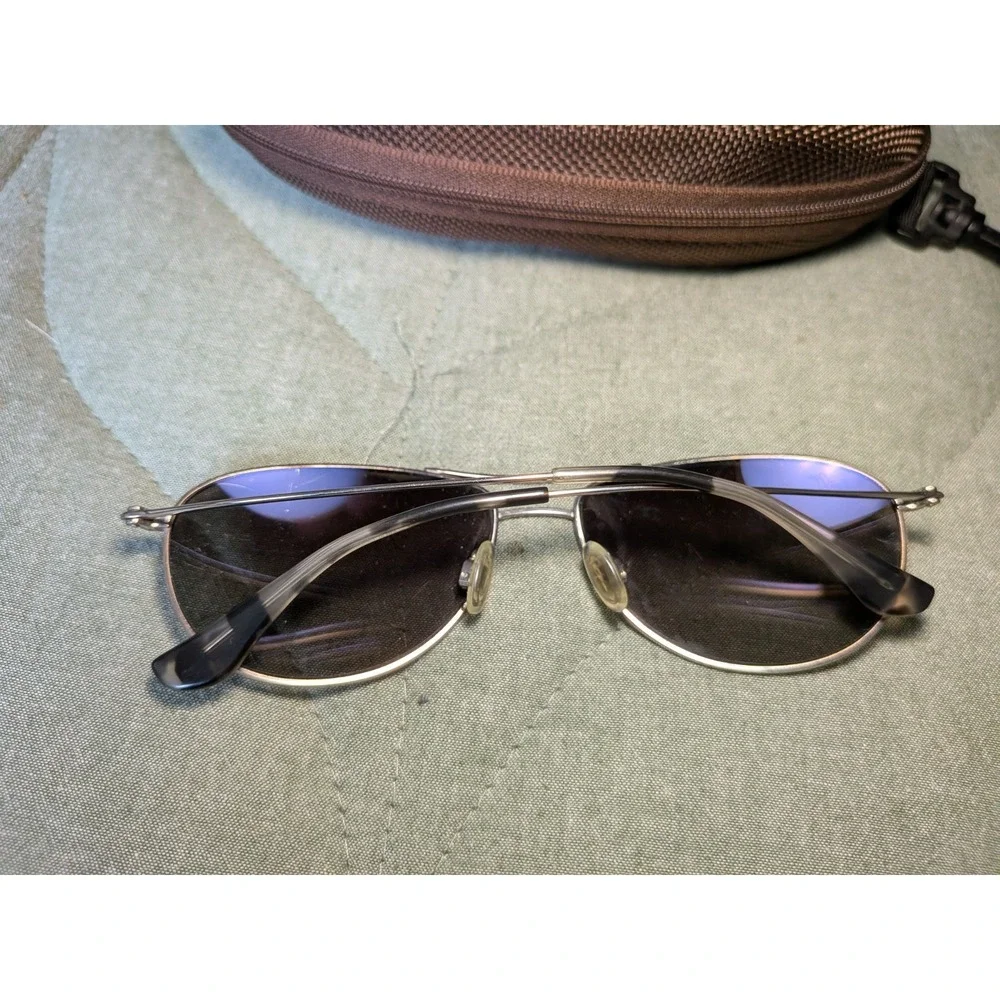 MAUI JIM Baby Beach MJ 245-17 Silver with Grey POLARIZED Sunglasses JAPAN
